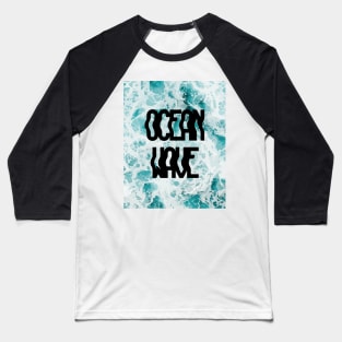 Ocean Wave Baseball T-Shirt